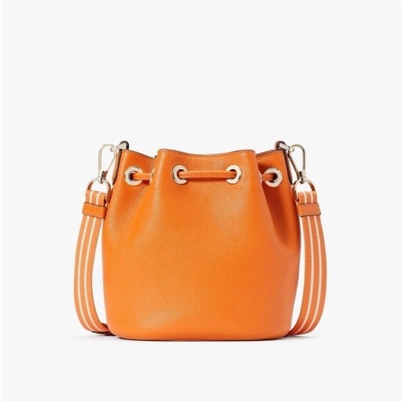 NEW NWT | KATE SPADE ♠️ | Rosie Bucket Bag | Bright Orange 🍊 - Picture 4 of 6